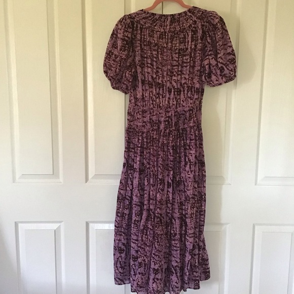 Ulla Johnson Purple Midi Dress - Picture 7 of 9